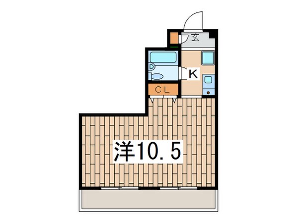 ﾗｲｵﾝｽﾞﾏﾝｼｮﾝ大和中央(201)の物件間取画像